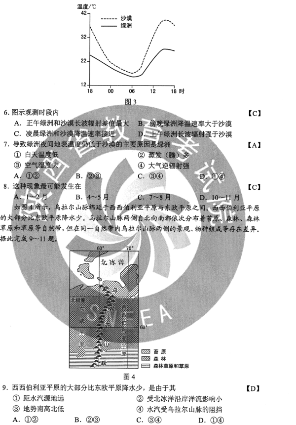 图片[1]-2020年全国二卷文综高考试卷答案及题目-高考100-上淘有品虚拟资源下载