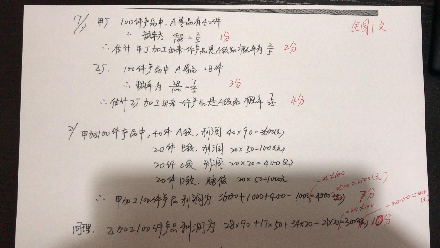 图片[8]-2020年全国一卷文科数学答案及真题公布-高考100-上淘有品虚拟资源下载