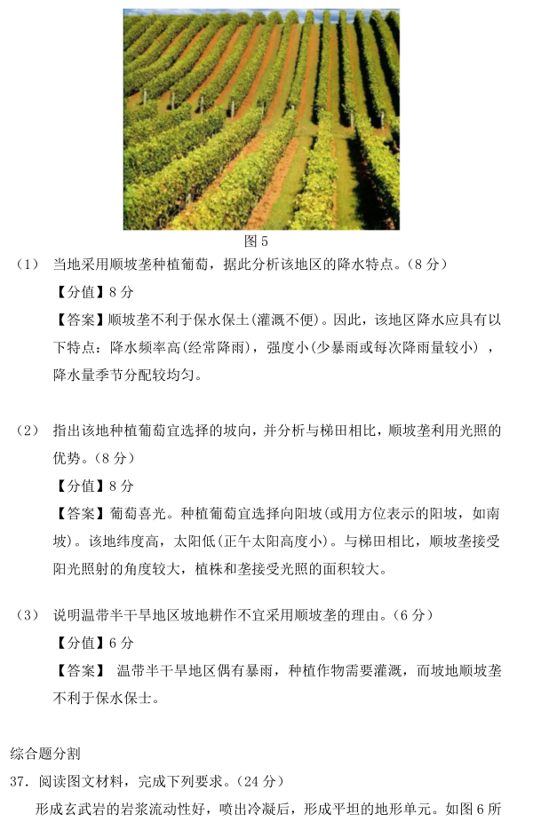 图片[15]-2020年全国一卷文综高考试卷真题及答案参考-高考100-上淘有品虚拟资源下载