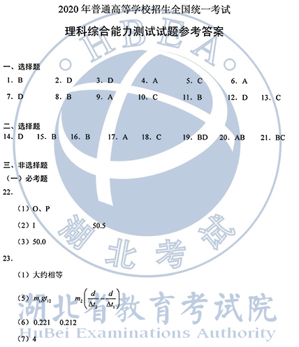 图片[22]-2020年全国一卷理综高考试卷真题及答案解析-高考100-上淘有品虚拟资源下载